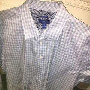 Egara Grey buttondown worn once XXL Perfect Cond.